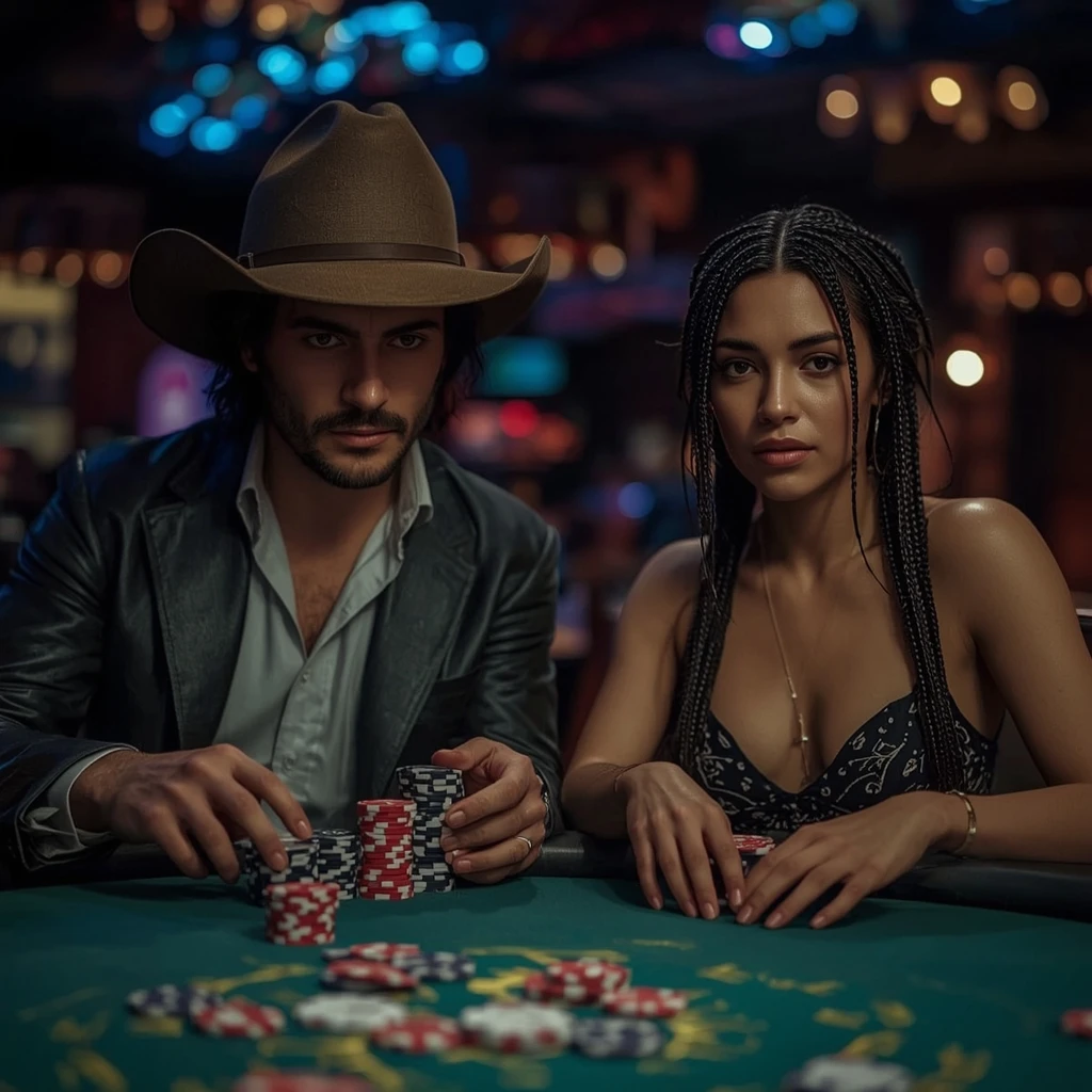 foto di due giocatori di poker CLASSY SLOTS CASINO